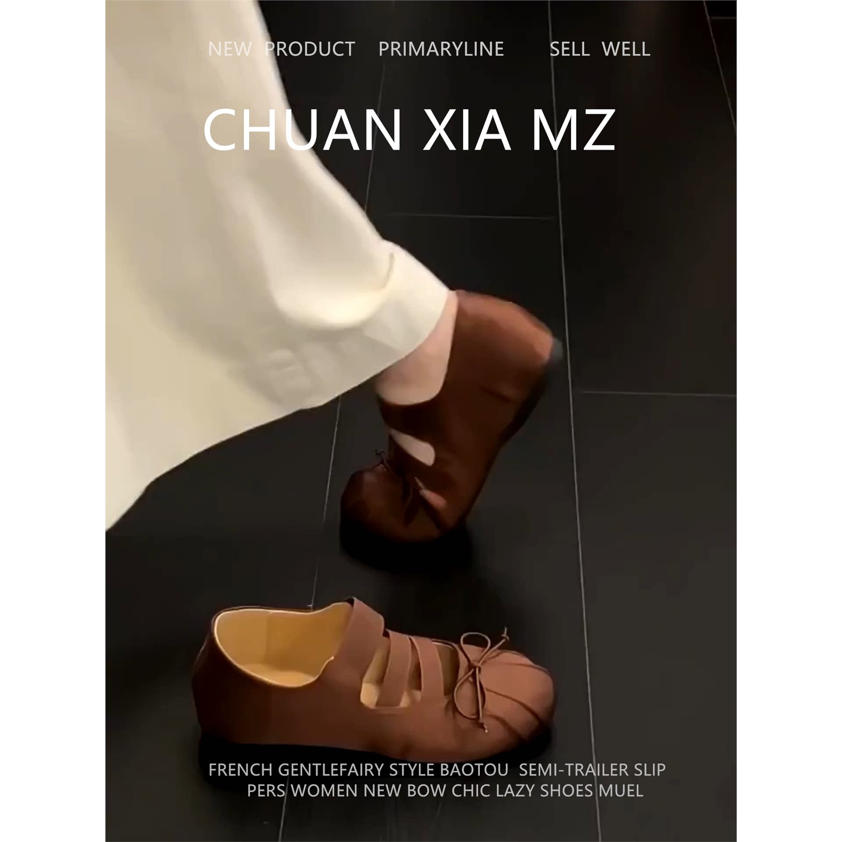 羊皮版~温柔蝴蝶结圆头单