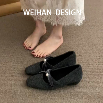 羊皮版！坡跟加绒玛丽珍