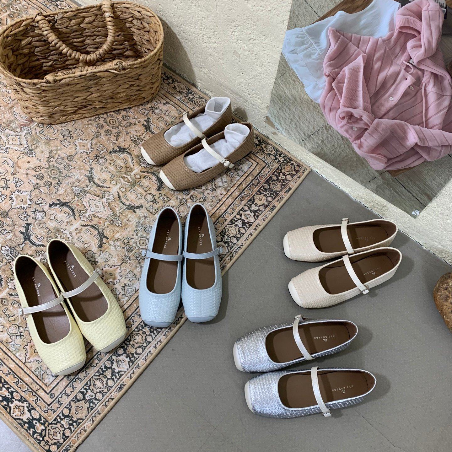 ALILOVERS 韩式浅口玛丽珍鞋防滑一字带复古软底单鞋法式浅口单鞋,女鞋,浅口单鞋,淘宝优惠券,粉丝福利购,淘宝优惠卷