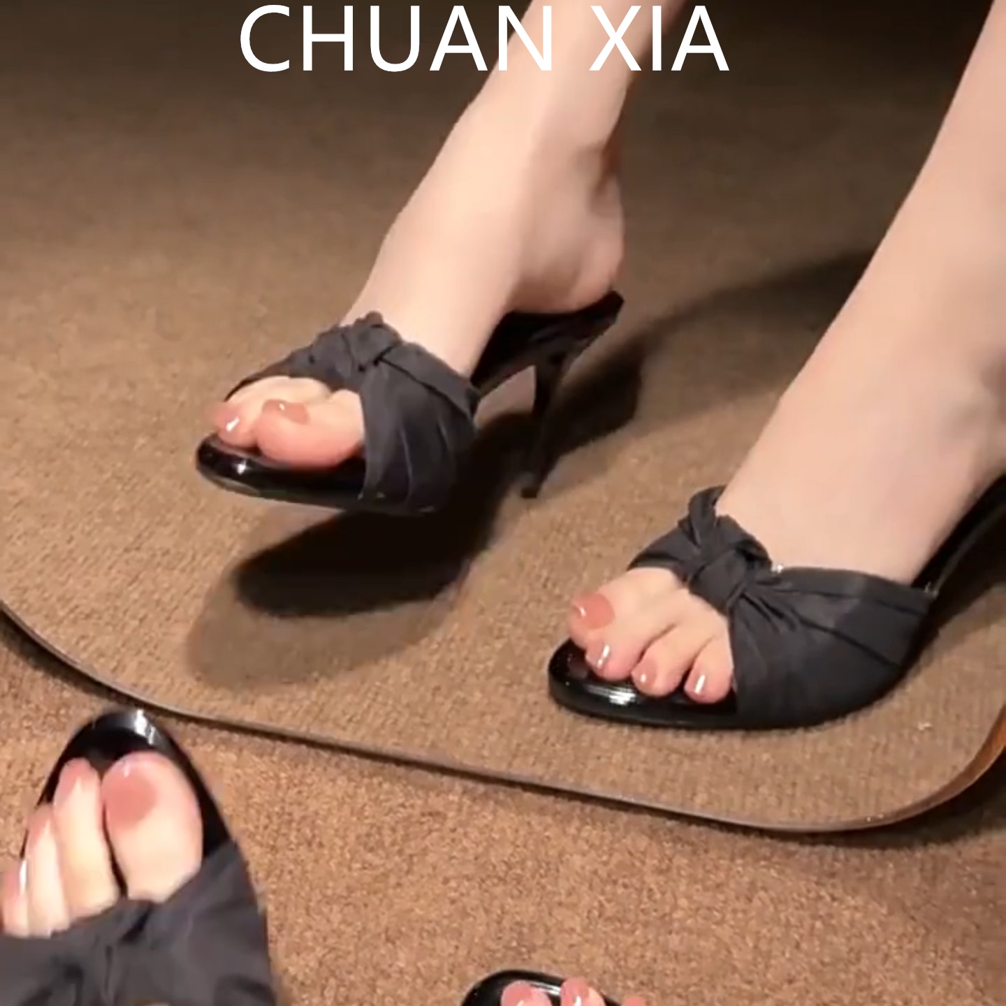 羊皮版!仙女风缎面蝴蝶