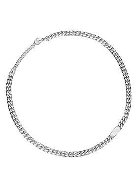 项链男潮古巴链基础款