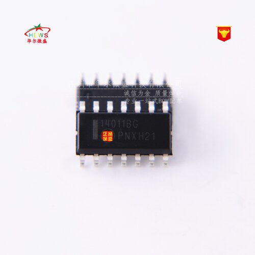 只做原装正品 MC14011BDR2G 14011BG 贴片SOP14 四路2输入与非门