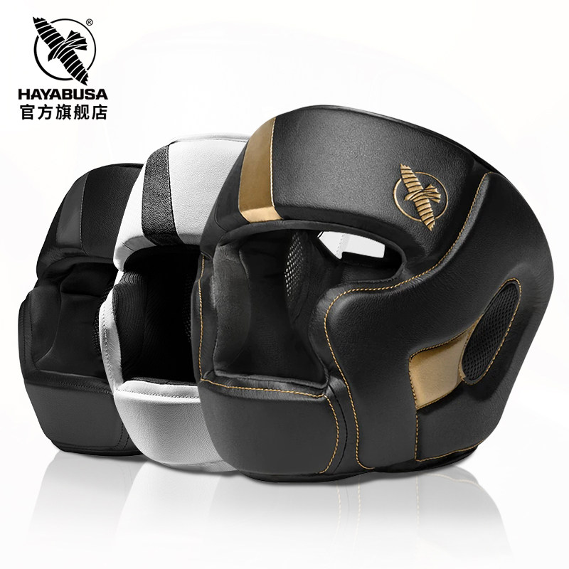 hayabusa隼正品拳击护头全封闭mma格斗护具泰拳头盔搏击散打头套