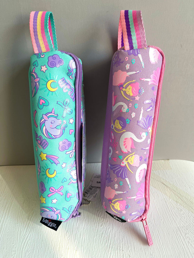 AUSTRALIA SMIGGLE NEW SPOT STUDENT PENCIL CASE KIDS GIRLS BOYS PINK BALLET DANCE CARTOON CUTE