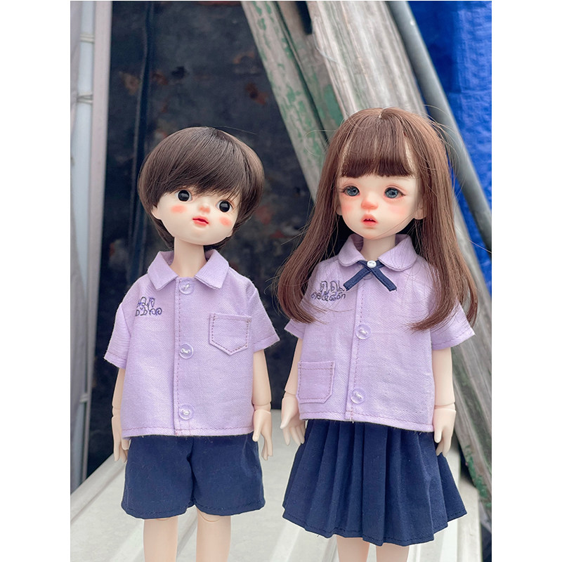 肥仔大佬6分bjd泰国制服娃衣套装泰兰德校服娃衣