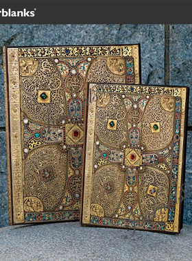 现货paperblanks笔记本Lindau Gospels林道福音系列记事本子文具