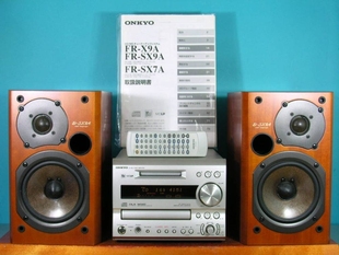 安桥FR-X9A组合音响高端机,主要功能CD和MD日本制造电压100伏