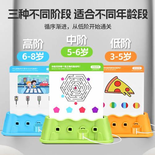 跨境逻辑钥匙儿童思维训练桌游益