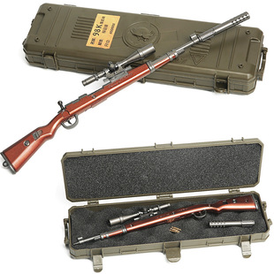 绝地吃鸡枪抛壳版98K狙击枪AWM礼盒版带子弹合金大号不可发射模型