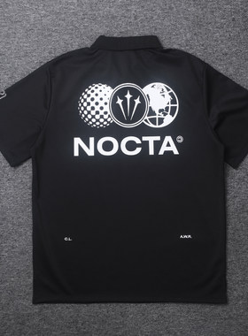高尔夫NOCTA联名款运动POLO印花