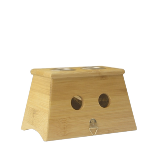 艾灸盒随身灸盒竹制控温防烫温灸盒蕲艾条盒子全身通用艾熏盒