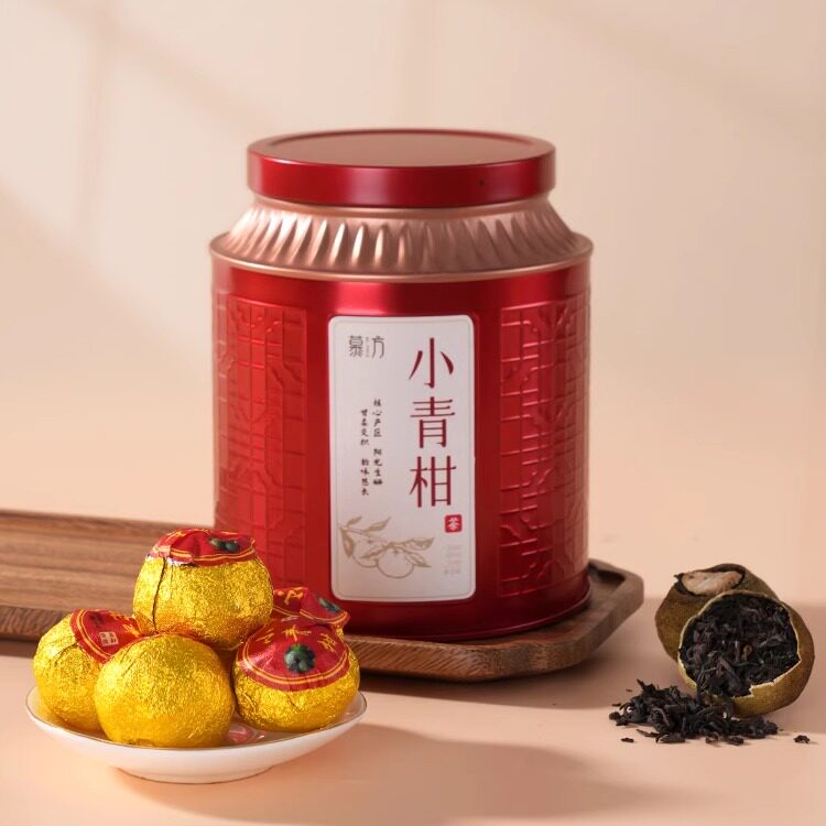 小青柑礼罐装新会陈皮柑普茶