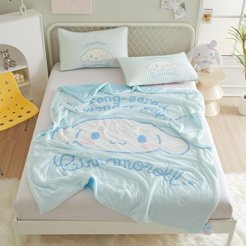 玉桂狗卡通儿童空调被女孩夏季