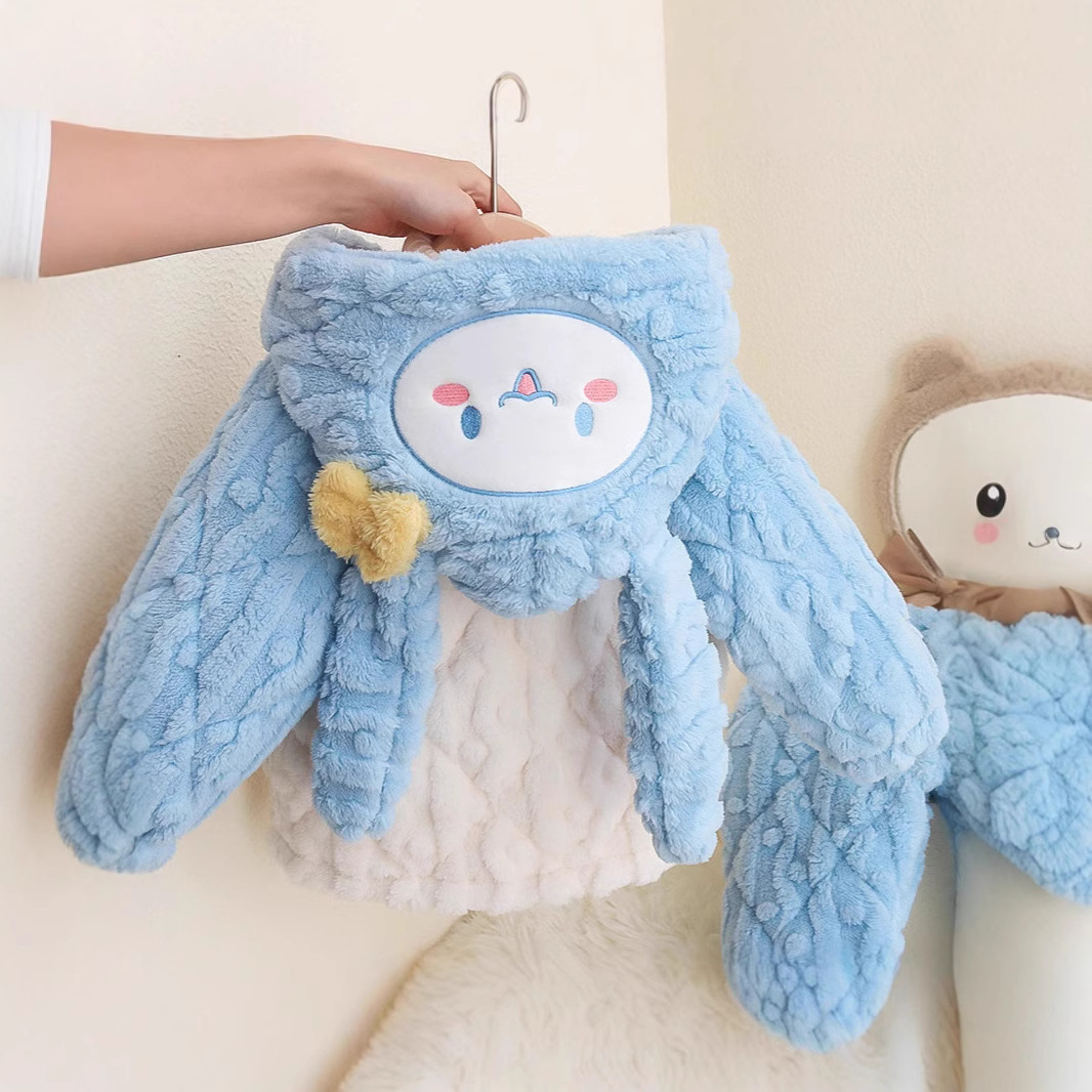 卡通法兰绒加厚家居套装