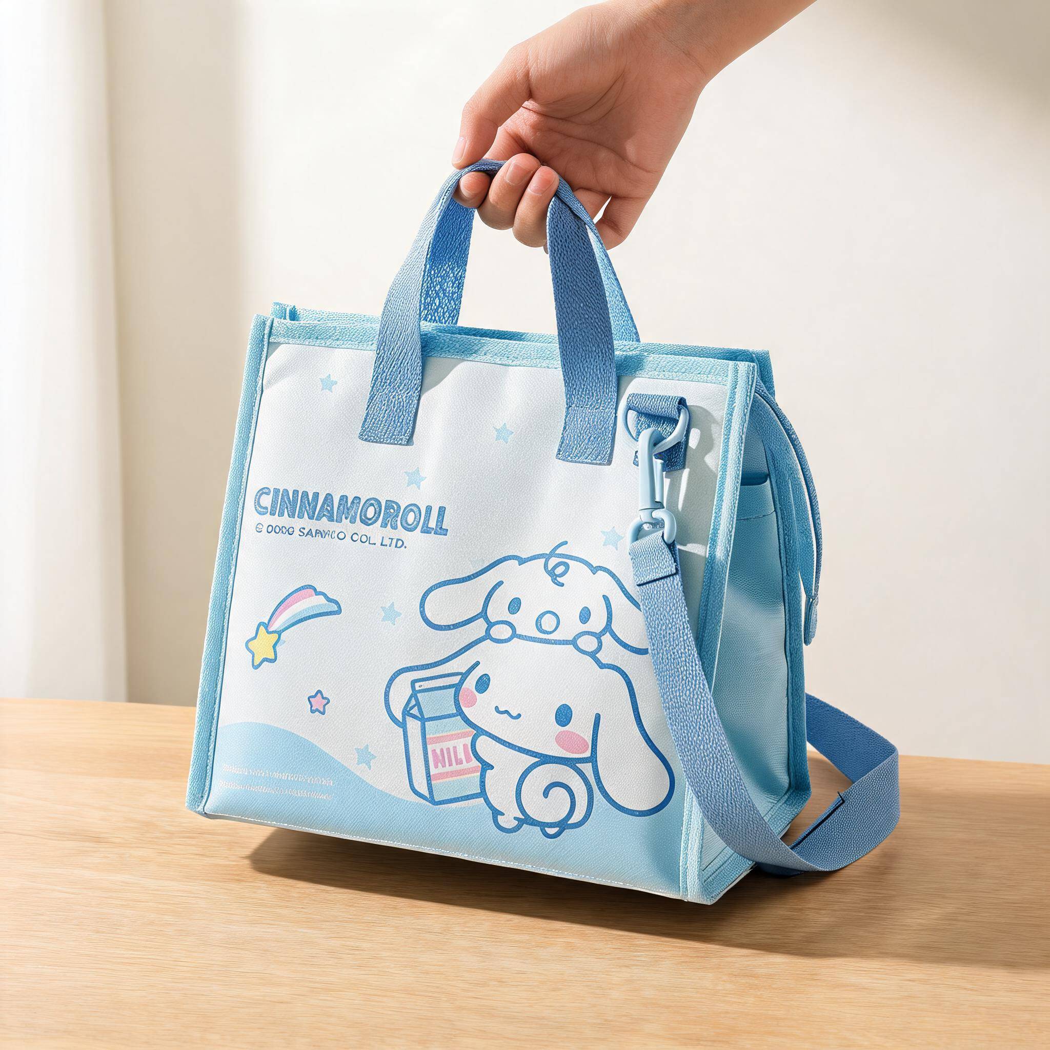玉桂狗小学生带饭保温饭盒袋