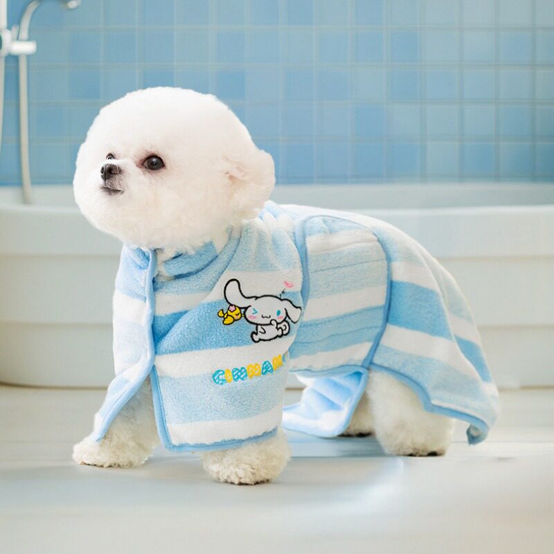 玉桂狗小中大型犬浴袍洗澡用品新