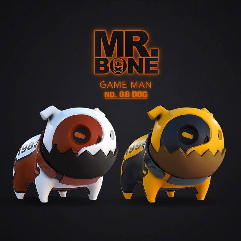 包邮 mrbone骨头先生第三代小型脏丝狗盲盒手办 动漫二次元潮玩具