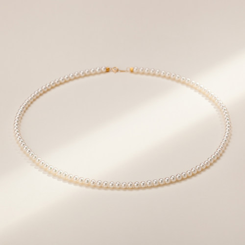 极光淡水小米珍珠项链