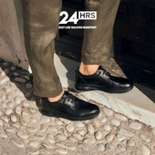 质感小牛皮鞋 24Hrs西班牙24小时进口男士 轻盈商务休闲鞋 11863