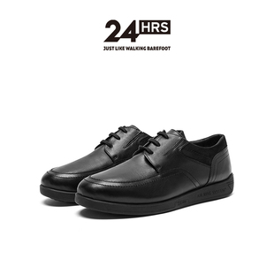H10417 缓震透气小牛皮鞋 24Hrs西班牙24小时进口男士 商务休闲鞋
