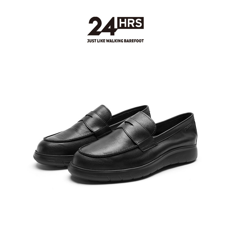 24Hrs小牛皮西班牙进口乐福鞋