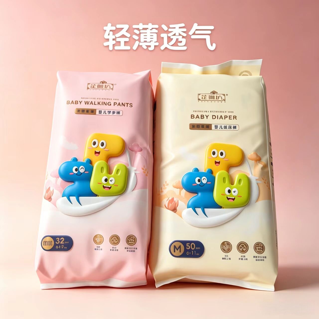 芷御坊尿不湿纸尿裤拉拉裤学步裤
