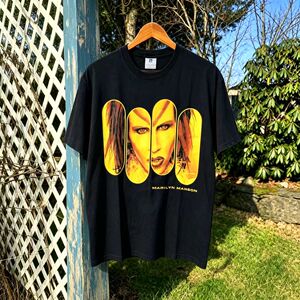 vtg胶囊曼森纯棉圆领宽松型短袖