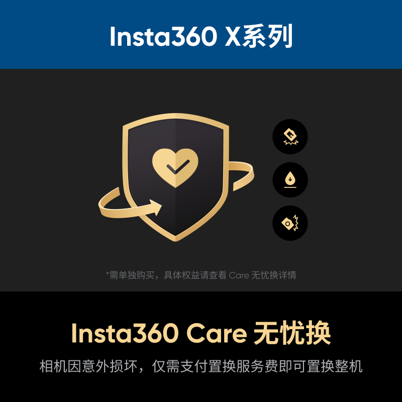 影石Insta360X系列Care无忧换