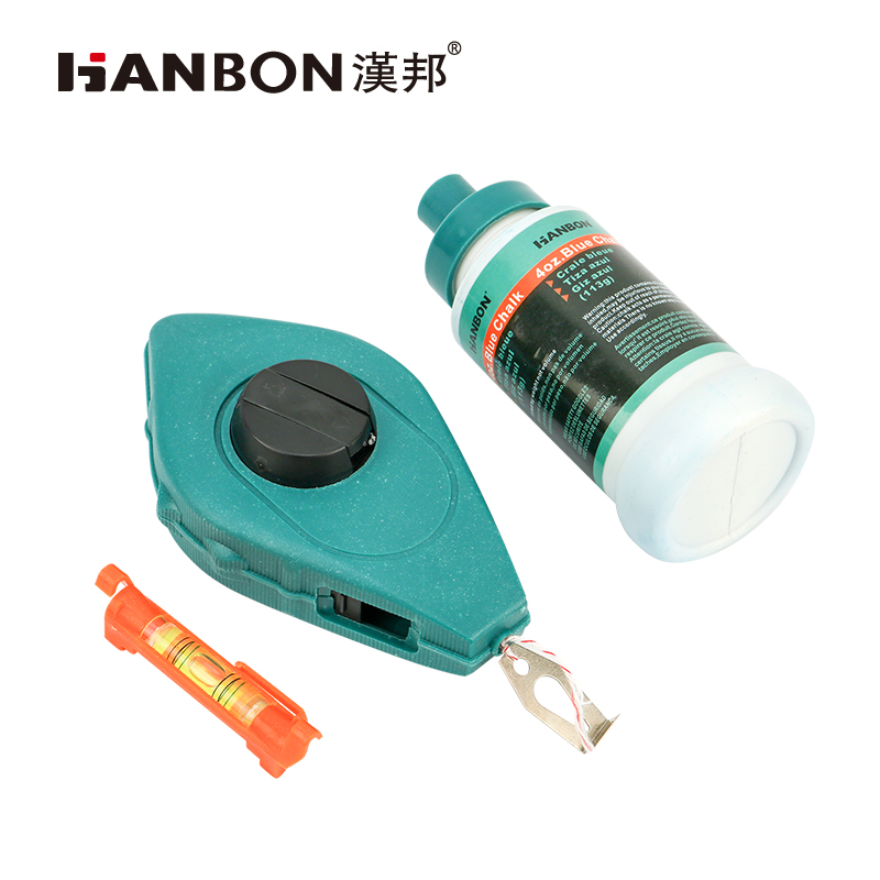 墨斗手卷式划线器装修手动手持墨斗木工工具自动绕线卷线粉三件套