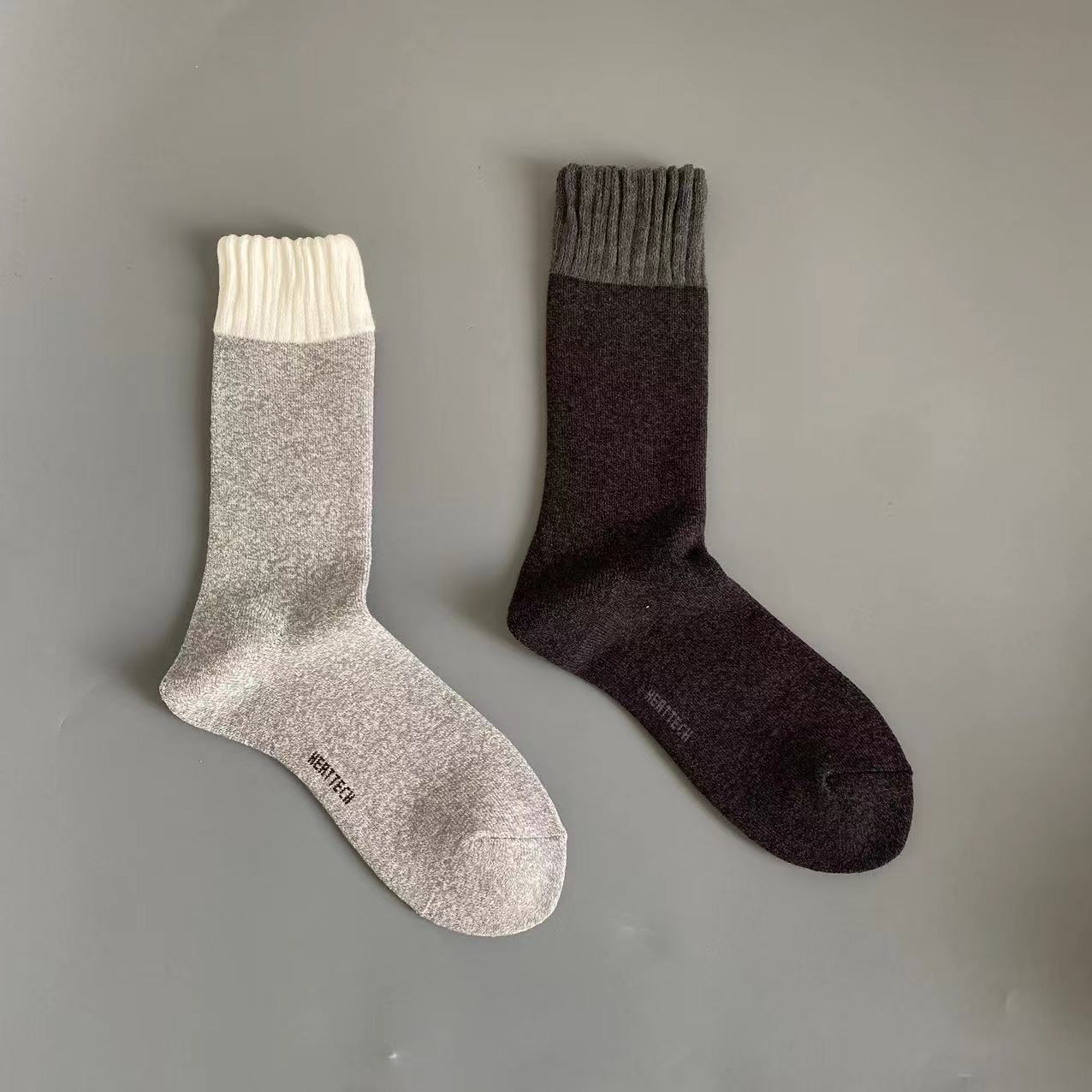 秋冬加厚保暖袜子宽松