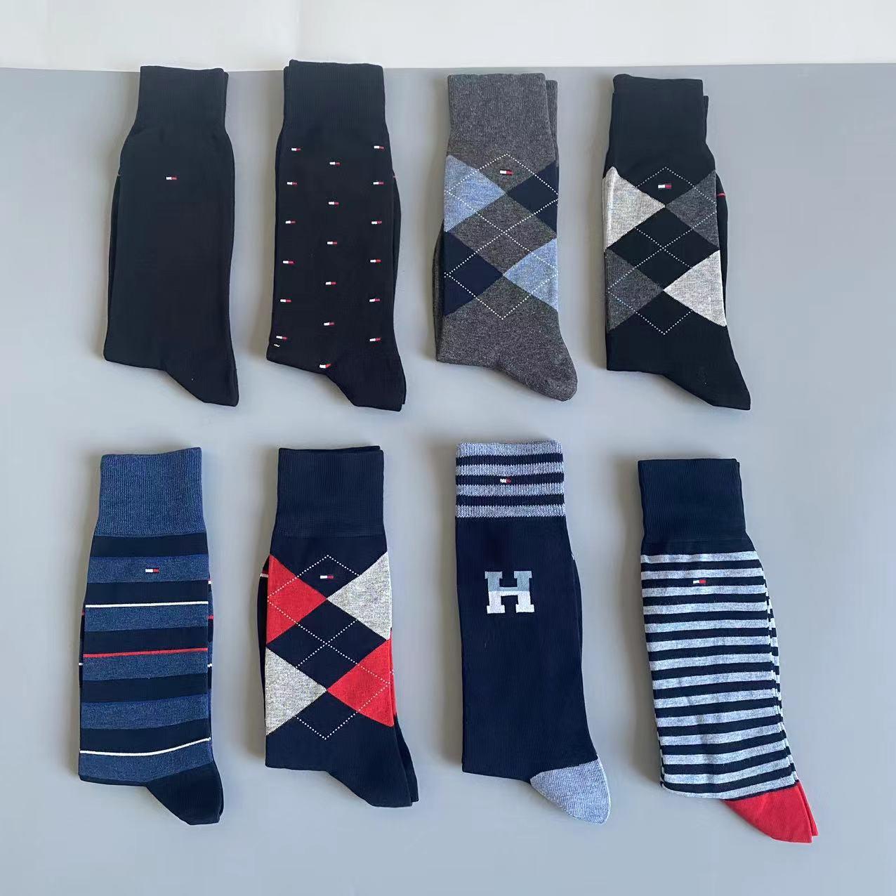 商务男袜长筒正装绅士