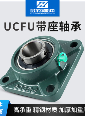 外球面方形带座轴承UCFU203 204 205 206 207 208 209 210 固定座
