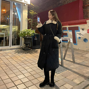 韩国代购东大门今年流行冬装棉衣韩剧穿搭外套女冬款羊羔绒棉服
