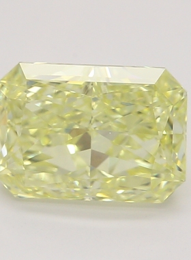 CY宝饰 GIA彩钻1.04克拉中彩黄色FY / VS1雷帝恩雷迪恩形裸钻裸石
