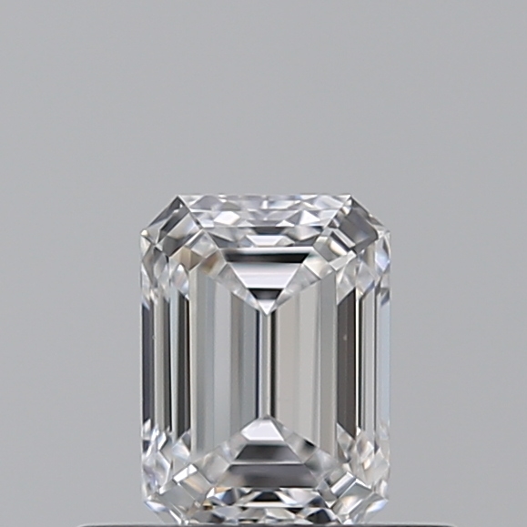 CY宝饰 GIA证书0.50克拉D色VS1祖母绿形裸钻裸石