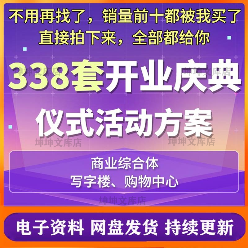 开业庆典仪式活动策划方案PPT/PDF成品模板素材资料典礼庆典仪式