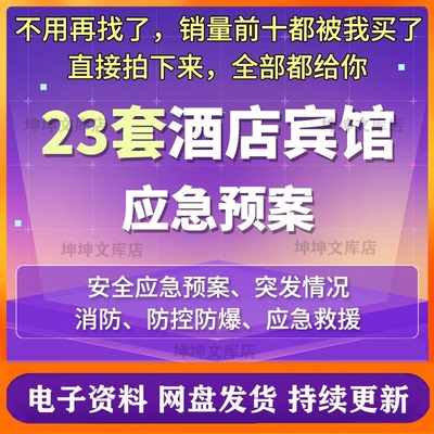酒店宾馆应急预案旅馆突发事件安全生产消防应急预案汇总资料