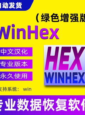 winhex专业数据恢复软件工具磁盘修复专业16进制编辑器中文绿色版