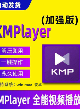 KMPlayer 视频播放器 ogg/dts/ogm/mkv/ac3/mp4格式 高清播放软件