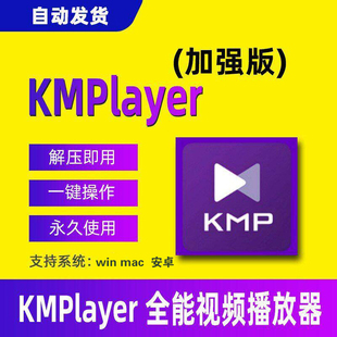 KMPlayer 视频播放器 ogg/dts/ogm/mkv/ac3/mp4格式 高清播放软件