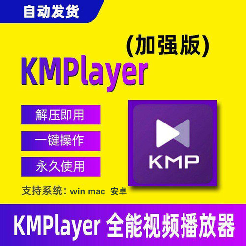 KMPlayer 视频播放器 ogg/dts/ogm/mkv/ac3/mp4格式 高清播放软件