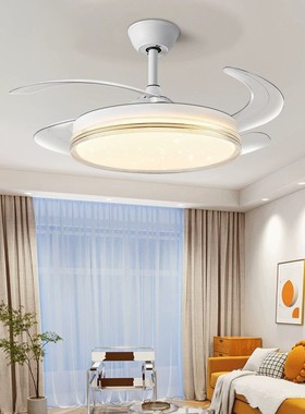 110V Taiwan Variable Frequency Ceiling Fan Light Bedroom跨境