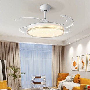 110V Taiwan Variable Frequency Ceiling Fan Light Bedroom跨境