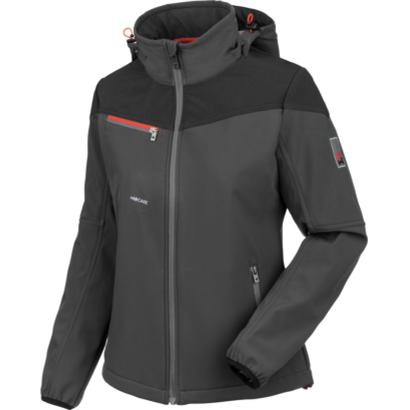 新款外贸单冲锋衣女士春秋运动收腰连帽防风软壳上衣外套