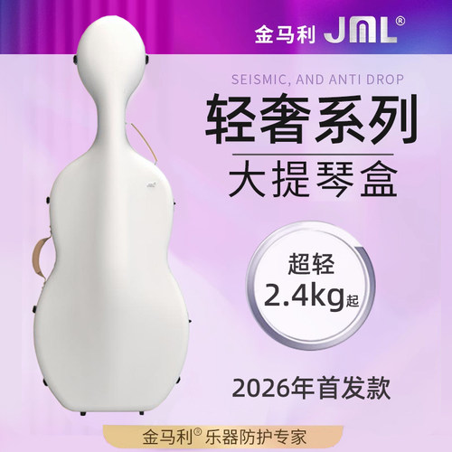 轻奢碳纤维肤感大提琴盒