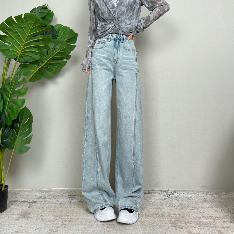 2025新款宽松垂感阔腿裤