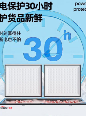 华美零下65℃铜管速冻商用冰柜