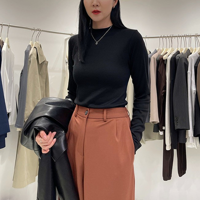 白色打底衫女内搭2024秋季