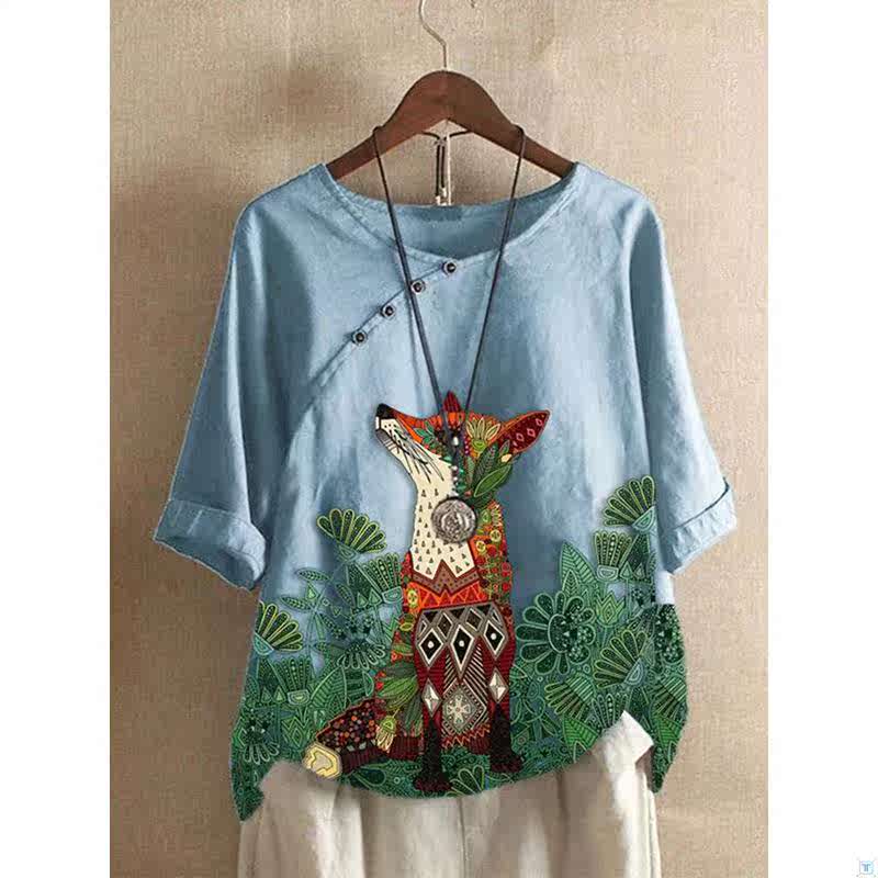 Round collar buttons cartoon printing easy leisure long-slee|msdalam kategori Butik wanita / wanita, shirt - dari Buy2taobao.com untuk memberikan perkhidmatan ejen Taobao profesional membeli