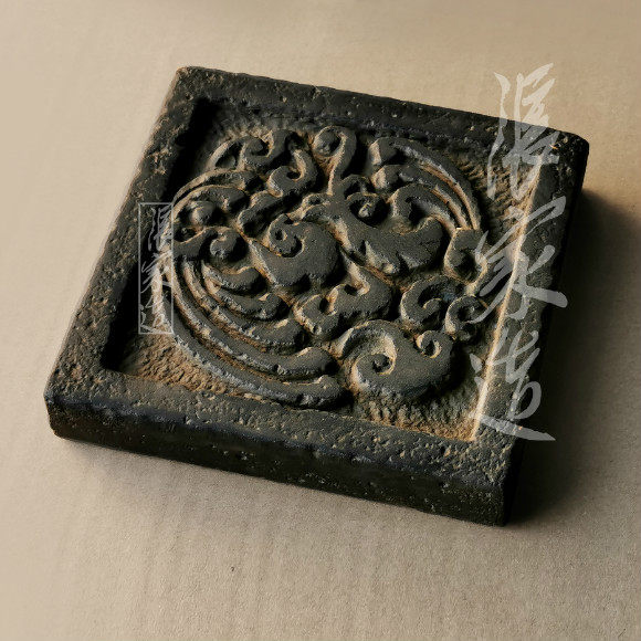 张家造朱雀玄武如意祥云壶垫汉砖杯垫中国风禅意壶承祥瑞茶垫茶托